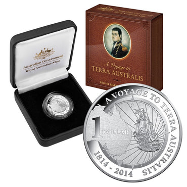 $1 2014 Terra Australis Silver Proof