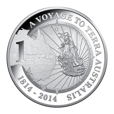 $1 2014 Terra Australis Silver Proof