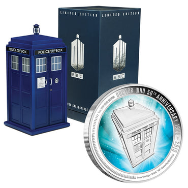 2013 Doctor Who 50th Anniversary Coin 1oz Silver