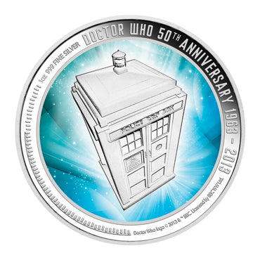 2013 Doctor Who 50th Anniversary Coin 1oz Silver