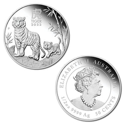 Australia 2022 Year of the Tiger Silver Proof Coins