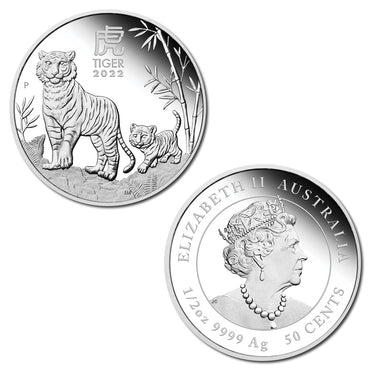 Australia 2022 Year of the Tiger Silver Proof Coins