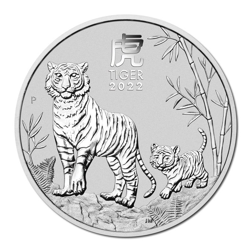 2022 Year of the Tiger Silver Coins UNC