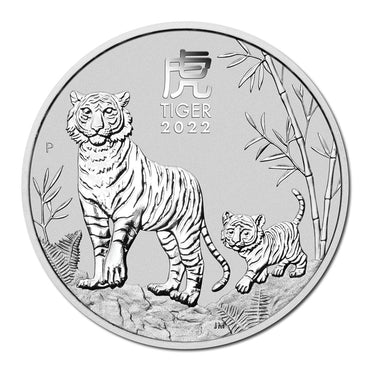 2022 Year of the Tiger Silver Coins UNC