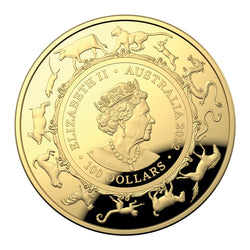 $100 2022 Year of the Tiger 1oz Gold Proof Domed