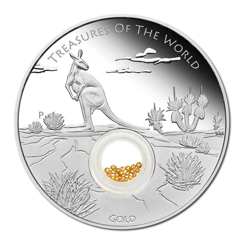 2014 Treasures of the World - Australia 1oz Silver Locket Coin