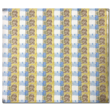 Ukraine 2014 1 Hryvnia Uncut Sheet of 60 Notes