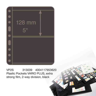 Vario Banknote Page Black - Pack of 5