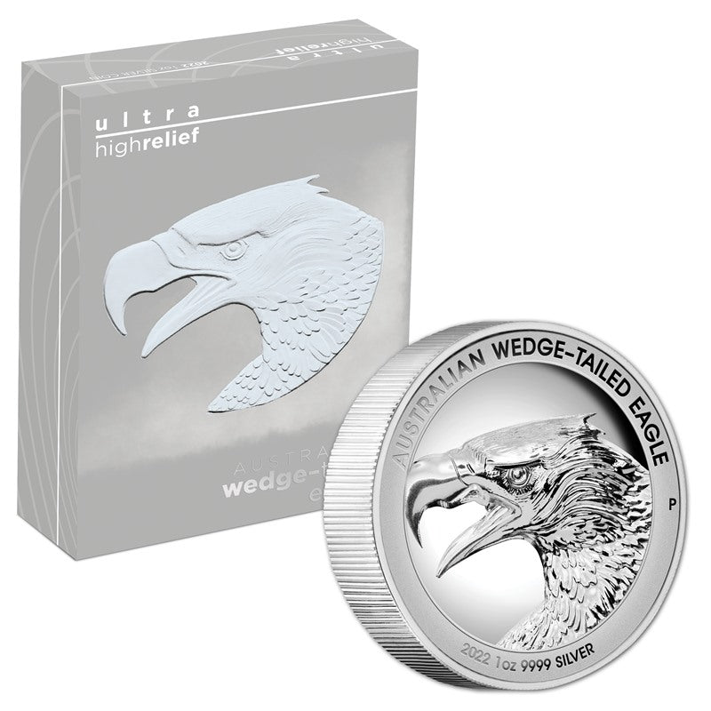 2022 Wedge-Tailed Eagle 1oz Silver High Relief Reverse Proof