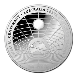 $5 2022 Wallal Centenary - Australia Tests Einstein's Theory Domed Silver Proof