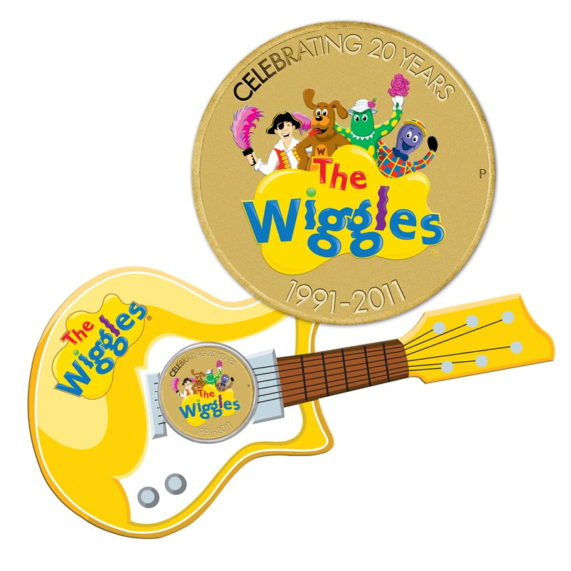2011 Wiggles Characters - Yellow Guitar $1 UNC