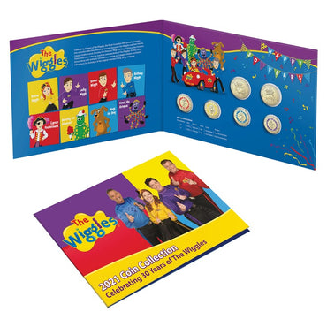 2021 Wiggles 6 Coin Collection Folder