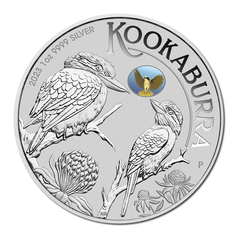 2023 Kookaburra 1oz Silver with Honeyeater Privy - ANDA Melbourne