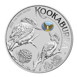 2023 Kookaburra 1oz Silver with Honeyeater Privy - ANDA Melbourne