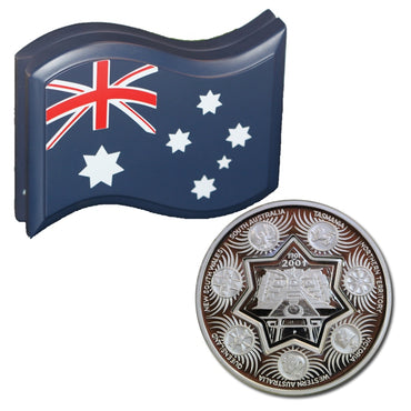 2001 Centenary of Federation Holey Dollar & Dump Silver Pair