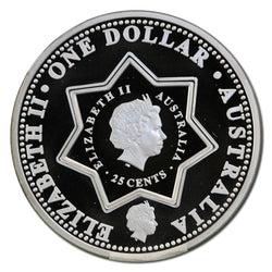 2001 Centenary of Federation Holey Dollar & Dump Silver Pair