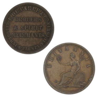 Australia ND E. De Carle & Co. Penny Token A.104