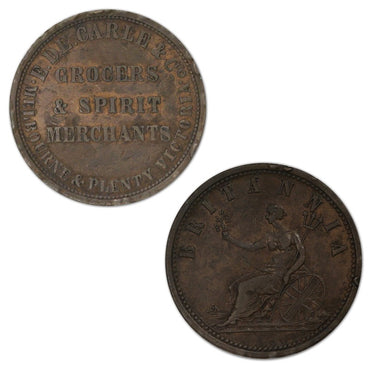 Australia ND E. De Carle & Co. Penny Token A.104