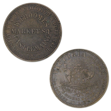 Australia 1862 W. Froomes Penny Token A.141