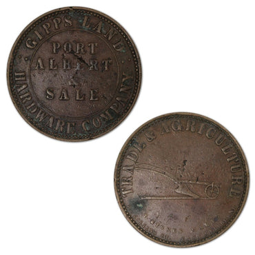 Australia ND Gipps Land Hardware Co. Penny Token A.146