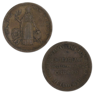 Australia ND J. McFarlane Penny Token A.360