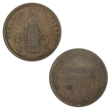 Australia ND J. McFarlane Penny Token A.360