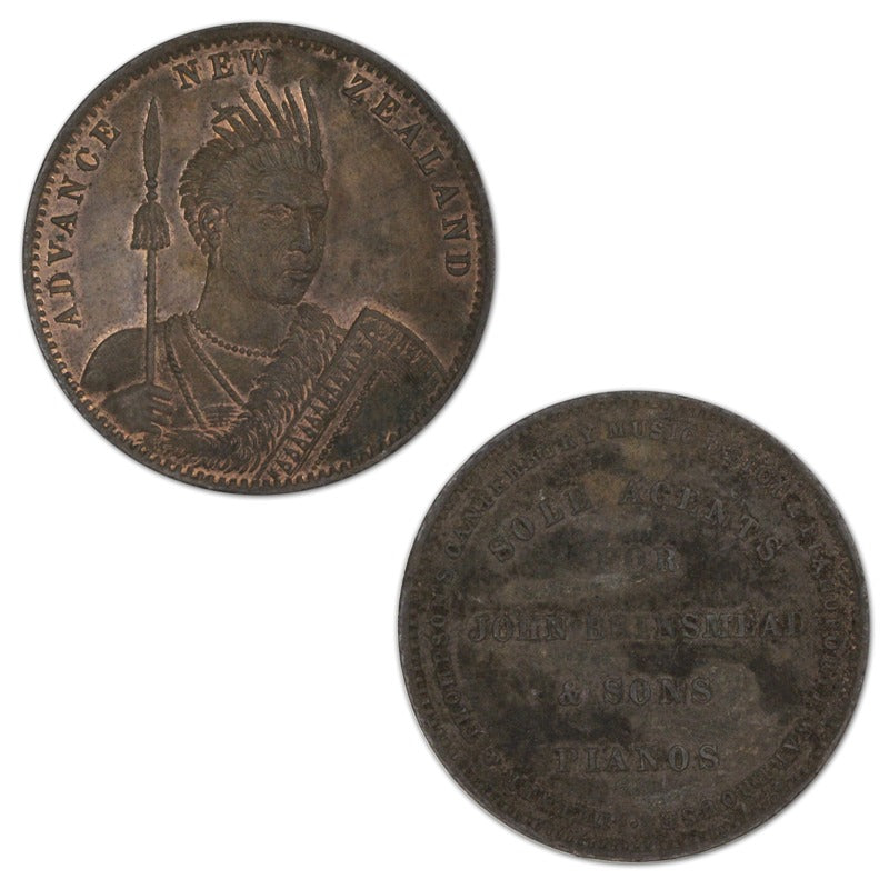New Zealand ND Milner & Thompson Penny Token A.383