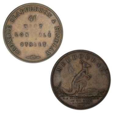 Australia N.D Crombie Clapperton & Findlay Halfpenny Token A.84