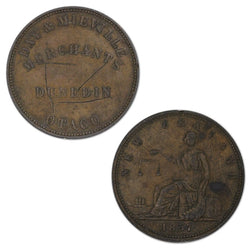 New Zealand 1857 Day & Mieville Penny Token A.98