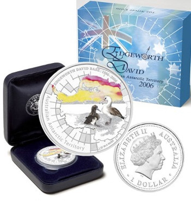 2006 Australian Antarctic Territory Series - Edgeworth David 1oz Silver Proof