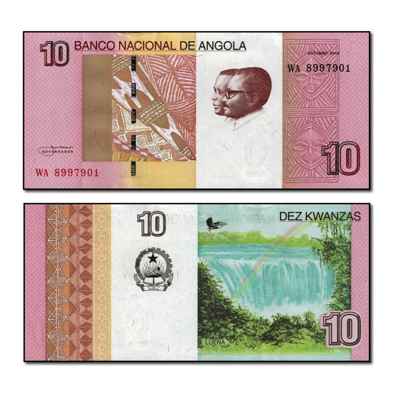 Angola 2012 10 Kwanzas P.151b CFU
