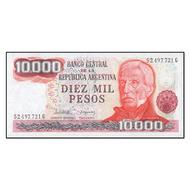 Argentina (1976-83) 10,000 Pesos P.306b CFU