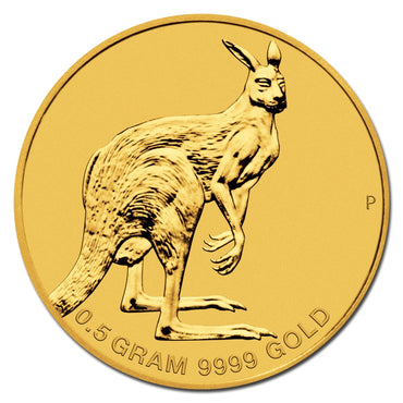 $2 2010 Kangaroo Mini Gold 99.99% 0.5g