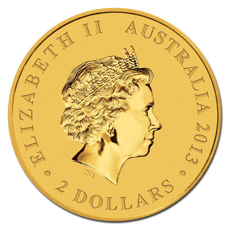 $2 2010 Kangaroo Mini Gold 99.99% 0.5g