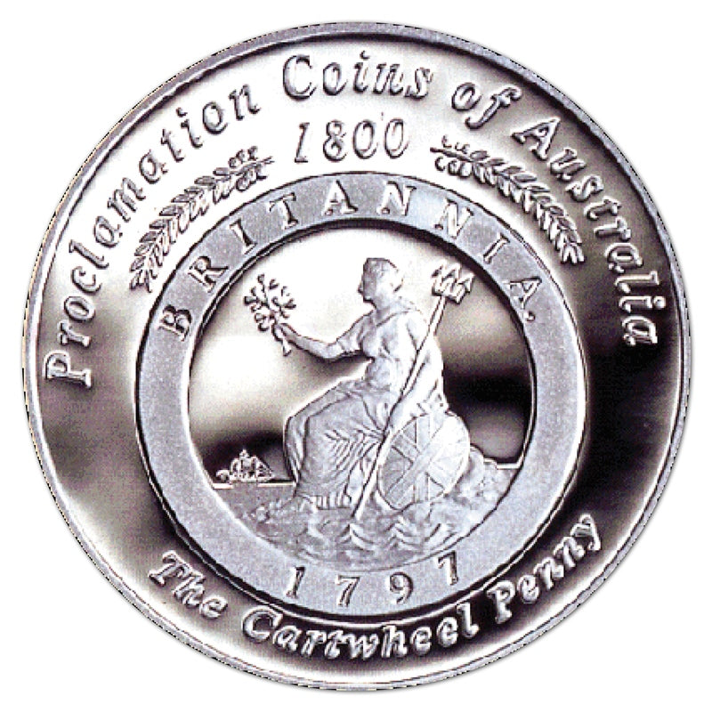 $1 Subscription 2000 Proclamation 1d Silver Proof - Wynyard Coin