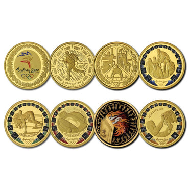 2000 Sydney Olympic 24 Coin Gold & Silver Collection