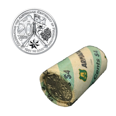 20c 2001 Centenary of Federation ACT Security Roll