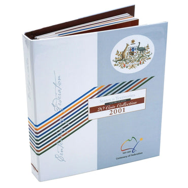 Australia 2001 Centenary of Federation 20c  50c & $1 20 Coin Set