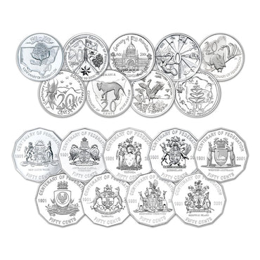 2001 Centenary of Federation 20 Coin Proof Set