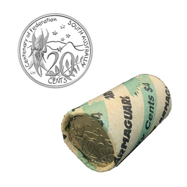 20c 2001 Centenary of Federation SA Security Roll