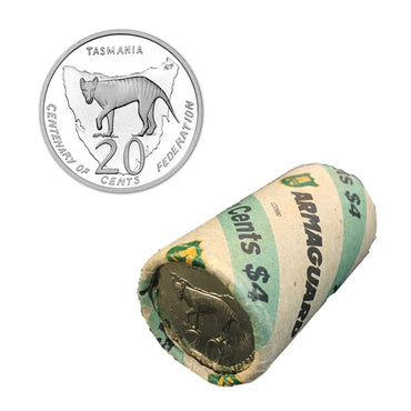 20c 2001 Centenary of Federation Tasmania Security Roll