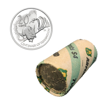 20c 2001 Centenary of Federation WA Security Roll