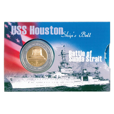 $5 2002 K601 Sunda Strait Battle USA Houston Al-Bronze UNC