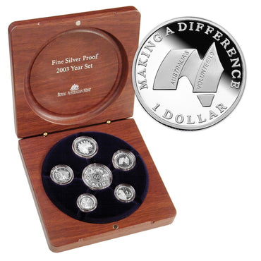 2003 Fine Silver Proof Set - Volunteers