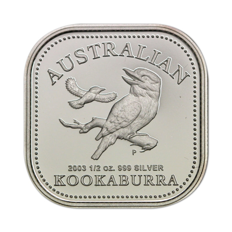2003 Kookaburra 1/2oz Silver Square Proof Coin