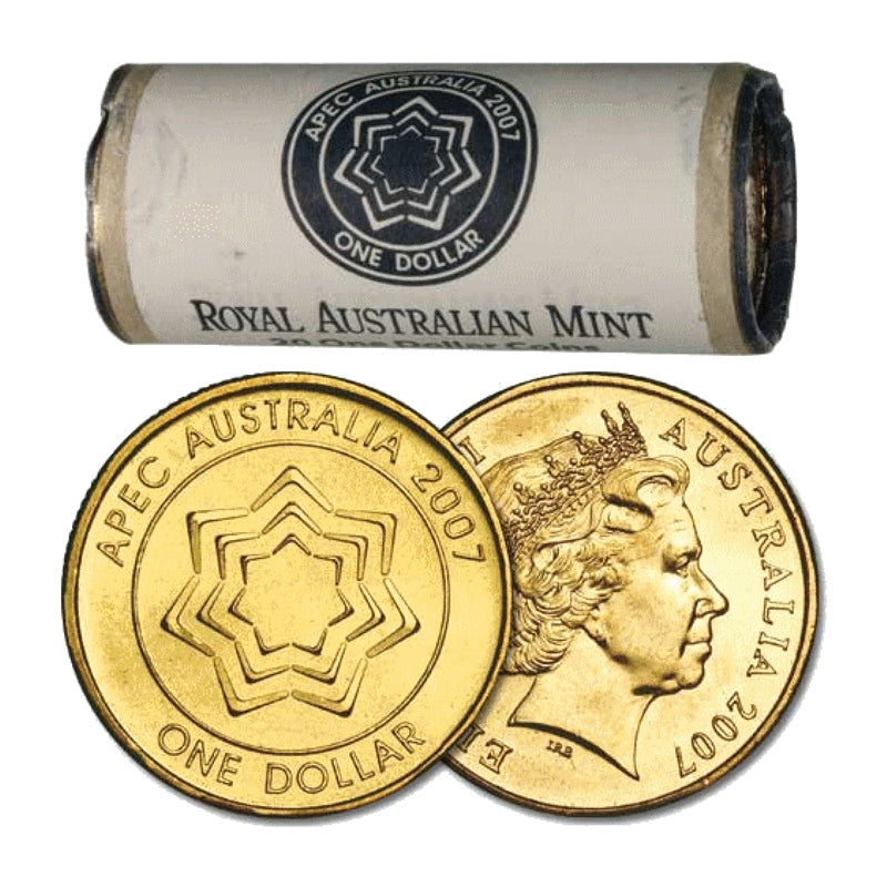 $1 2007 APEC Mint Roll - Wynyard Coin Centre – M.R.Roberts