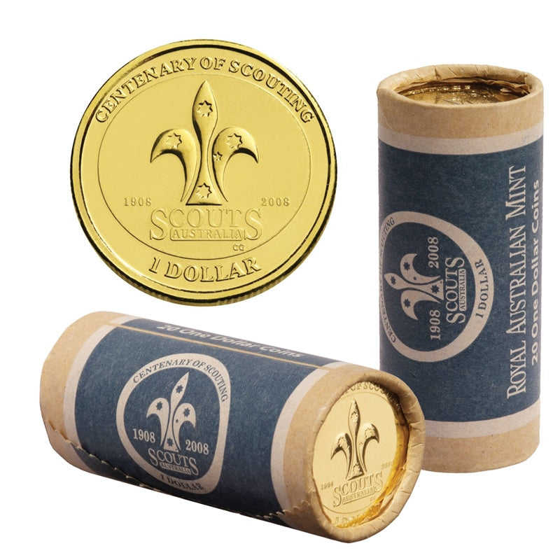 $1 2008 Scout Centenary Mint Roll