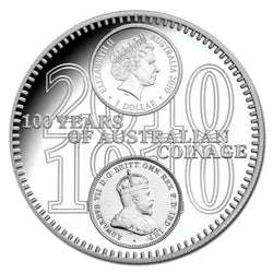 $1 Subscription 2010 100 Years Aust Coinage Silver Proof