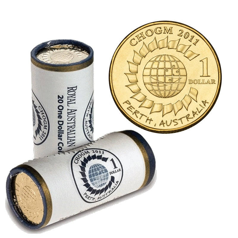 $1 2011 CHOGM Mint Roll - Wynyard Coin Centre – M.R.Roberts - Wynyard ...