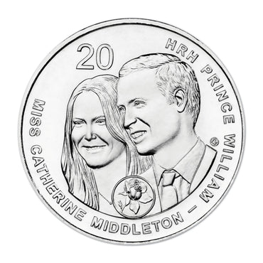 20c 2011 Royal Australian Mint Roll Royal Wedding